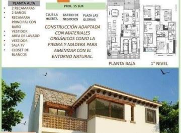 Casa · 248m² · 3 Recámaras · 2 Estacionamientos · Casa en Venta en Fraccionamiento El Refugio, San Pedro Cholula – con Jardín y Terraza