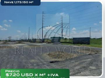 Terreno / Lote · 1173m² · - Br Nave Industrial / Bodega en Renta en Apodaca, N. L.