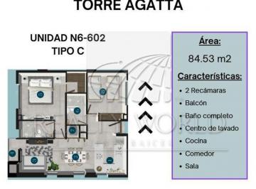 Departamento · 84m² · 2 Recámaras · - Dv Departamento en Venta en Residencial Cordillera, Santa Catarina, N. L.