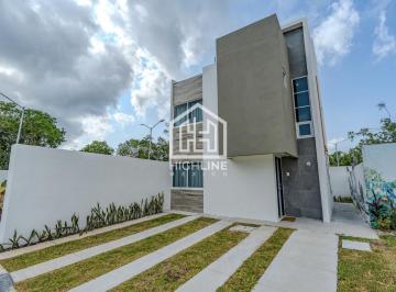 Casa · 112m² · 3 Recámaras · 2 Estacionamientos · Casa de 3 Recamaras en Playa del Carmen Entrega Inmediata