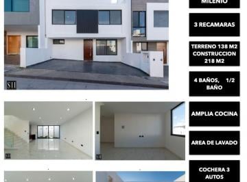 Casa de 3 habitaciones, Querétaro · Casa 3 Recam, 4.5 Baños, Area de Tv, Roof, Amenidades, Milenio III Queretaro, A5 Min de Los Arcos