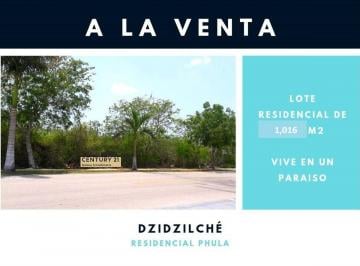 Terreno / Lote , Mérida · Terreno en Venta en Privada Phula Dzidzilché, Yucatán con Amenidades