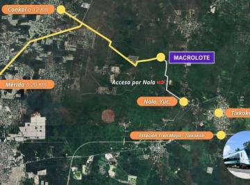 Terreno / Lote · 57745m² · Terreno de 5.77 Hectáreas en Conkal Yucatán (Nolo) Ideal Para Rancho o Desarrollo