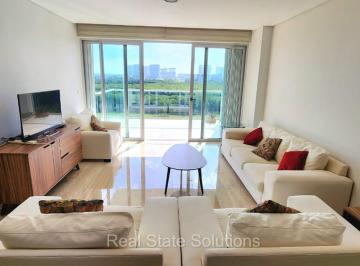 Departamento · 187m² · 2 Recámaras · 2 Estacionamientos · Departamento en Renta, 2 Recámaras, Amueblado/equipado, Sky Av Bonampak, Puerto Cancún, Cancún