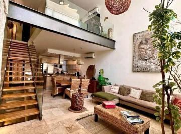 Departamento · 130m² · 2 Recámaras · 1 Estacionamiento · Departamento 2 Recamaras en Renta | Deva Condos Playa del Carmen | con Oficina y Doble Nivel