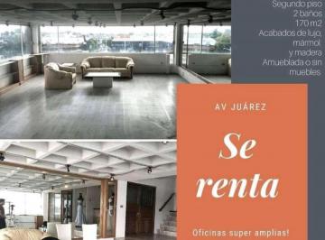 Oficina , Puebla · Se Renta Amplia Planta de Studio U Oficina con 170 m² Segundo Piso de Edificio en La Av Juárez.
