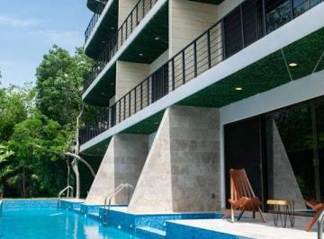 Departamento · 194m² · 2 Recámaras · 1 Estacionamiento · Renta Departamento Swim - Out de Lujo en Aldea Zama, Jardín y Amenidades Resort, Tulum