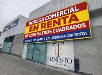 Bodega comercial , Toluca · Bodega Comercial en Renta 1200 m² Av Las Torres Casi Esquina Carranza