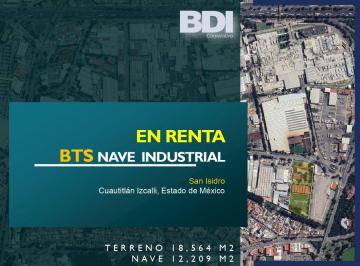 Nave industrial , Cuautitlán Izcalli · Nave Industrial Bts 12,209 m² en Renta
