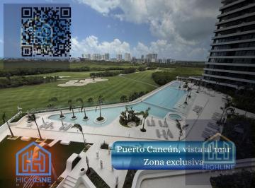 Departamento · 224m² · 3 Recámaras · 1 Estacionamiento · Departamento en Venta Puerto Cancun 3 Habitaciones con Bar, Zona de Lujo, Inversión