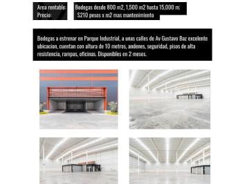 Bodega comercial · 15000m² · Bodegas en Renta en Tlalnepantla Ebn