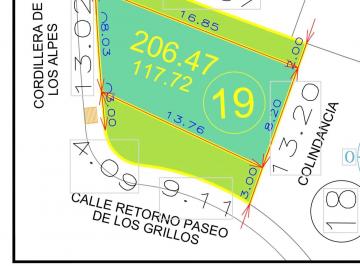 Terreno / Lote , Morelia · Terreno en Venta – 206 m² | Esquina Frente a Glorieta Arbolada