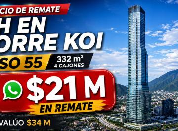 Departamento de 3 habitaciones, San Pedro Garza García · Departamento en Venta en Torre Koi, Monterrey