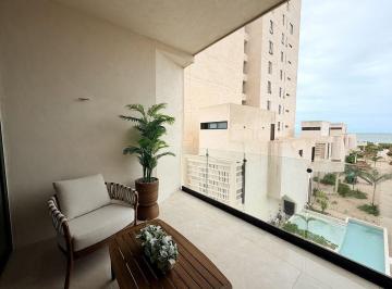 Departamento · 141m² · 3 Recámaras · 2 Estacionamientos · Departamento en Venta en Telchac, Bajareque Telchac, Condominio Frente Al Mar
