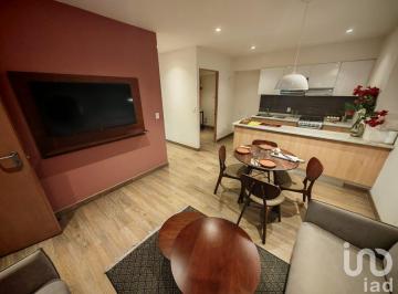 Departamento · 74m² · 2 Recámaras · 1 Estacionamiento · Departamento Nuevo en Venta, San Rafael, Cuauhtemoc, Cdmx 72 m² + 2 m² Balcon, Piso 7