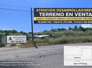 Terreno / Lote · 12600m² · Terreno en Venta Corredor Luis Donaldo Colosio Km. 6