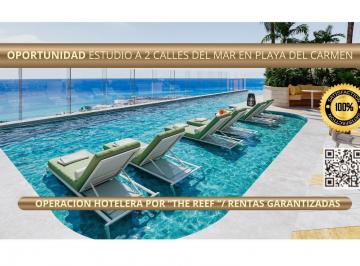 Departamento · 32m² · 1 Recámara · 1 Estacionamiento · Departamento 1 Recamara/ 2 Calles del Mar/ Preventa/ Operacion Hotelera The Reef/ Roi Asegurado.