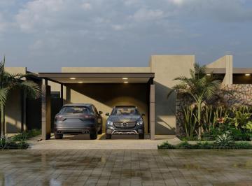 Casa en condominio · 154m² · 2 Recámaras · 2 Estacionamientos · Casa Pre Venta 2 Recámaras y Piscina Una Planta con Amenidades en Conkal
