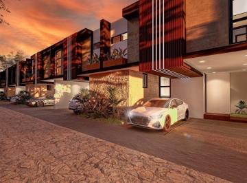 Casa · 241m² · 3 Recámaras · 2 Estacionamientos · Preventa Lujoso Town House Equipado 3 Recamaras Zona Country Norte de Merida