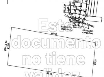 Terreno / Lote · 1009m² · Venta Amplio Terreno Propiedad Privada de Oportunidad en Chablekal Calle Blanca