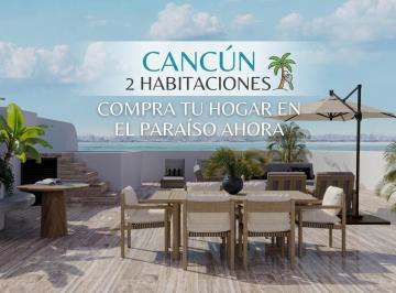 Departamento · 110ha · 2 Recámaras · Departamento 2 Habitaciones en Venta en Cancún