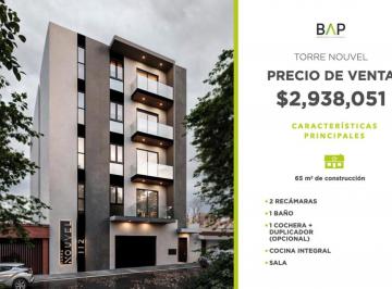 Departamento de 2 habitaciones, León · Departamento de 65 m² con 2 Habitaciones en Venta en Fraccionamiento Panorama