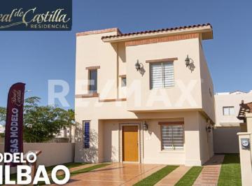 Casa · 146m² · 3 Recámaras · 2 Estacionamientos · Casas en Venta en Residencial Real de Castilla, Hermosillo, Sonora.