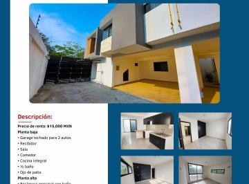 Casa de 3 habitaciones, Boca del Río · Casa en Renta