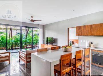 Departamento · 125m² · 2 Recámaras · Departamento en Renta de 2 Recamaras con Muebles en Aldea Zama Tulum