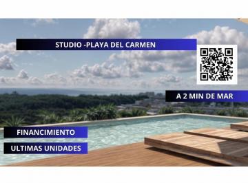 Departamento · 46m² · 1 Recámara · 1 Estacionamiento · Studio en Venta Playa del Carmen Cerca de La Playa con Amenidades Premium