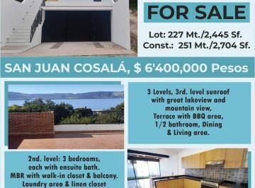 Casa de 3 habitaciones, Jocotepec · Casa Nueva en Venta, San Juan Cosala, Jocotepec.
