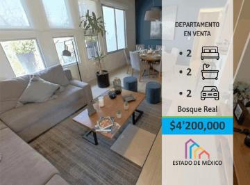 Departamento · 80m² · 2 Recámaras · Venta de Departamento en Bosque Real