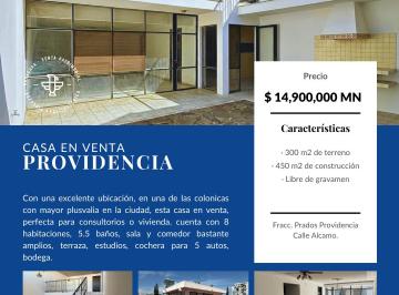 Casa de 8 habitaciones, Guadalajara · Casa en Venta en Providencia (3 Niveles)