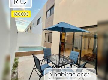 Casa de 2 habitaciones, Benito Juárez · Casa Nueva en Renta - Residencial Rio