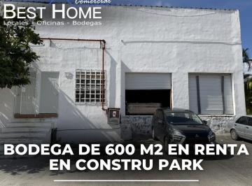 Bodega comercial · 600m² · 2 Estacionamientos · Bodega de 600 m² con Anden en Renta en Constru Park - Cancún