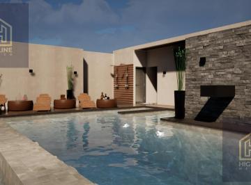 Departamento · 35m² · 1 Recámara · Departamento en Cancún de 1 Recámara en Av Huayacán con Alberca, Cine, Gym, Sala de Juegos, Sauna
