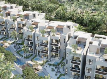 Departamento de 3 habitaciones, Dzemul · Departamento en Venta Mérida, en San Benito con Beach Club Frente Al Mar