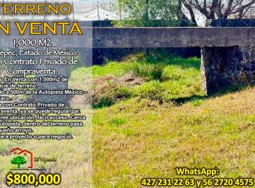 Terreno / Lote , Soyaniquilpan de Juárez · Terreno con Gran Potencial en Jilotepec, Cerca de La México–querétaro