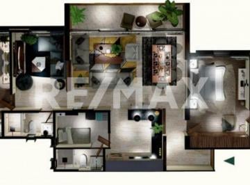 Departamento de 2 habitaciones, Querétaro · Departamento en Renta en La Ceiba, Campanario Norte, Querétaro