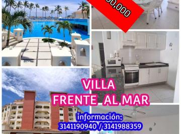Departamento de 2 habitaciones, Manzanillo · Departamento en Venta Frente Al Mar