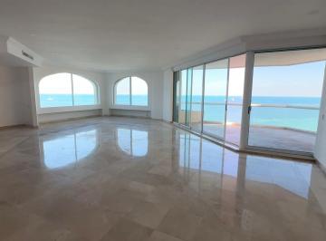 Departamento · 328m² · 4 Recámaras · 3 Estacionamientos · Departamento en Renta Frente Al Mar Cancún 4 Recámaras Punta Sam