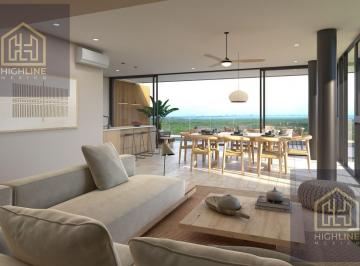 Departamento · 64m² · 1 Recámara · 2 Estacionamientos · Venta de Departamento en Cancun 1 Habt Vista a La Laguna Nichute