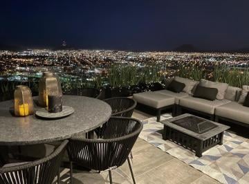 Terraza exterior privada - vista de noche · Loft en Venta, Distrito Uno, Edificio All Loft, Piso 14, Terraza 32 m²