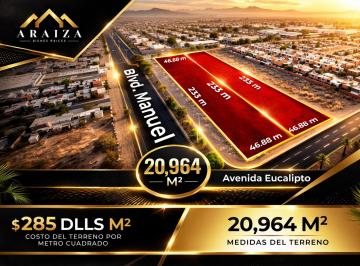 Terreno comercial , Mexicali · Terreno Comercial en Venta