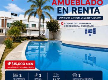 Departamento de 2 habitaciones, Corregidora · Departamento en Renta en Querétaro