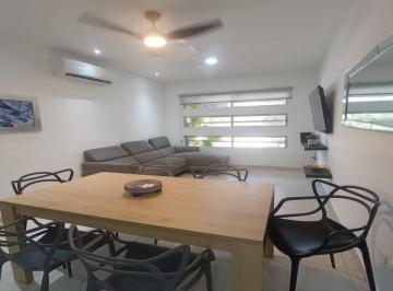 sala comedor aire acondicionado condominio aquaterra playa del carmen · Departamento 2 Recamaras en Renta Condominio Aquaterra Playa del Carmen