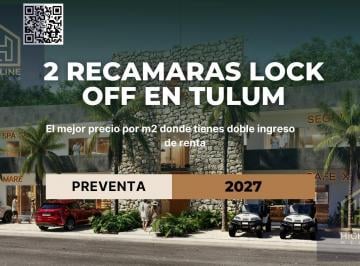 Departamento · 60m² · 2 Recámaras · 1 Estacionamiento · Departamento a La Venta en Tulum de 2 Habitaciones con Terra