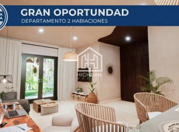 Departamento · 91m² · 2 Recámaras · Departamento en Tulum 2 Habitaciones en Pre - Venta