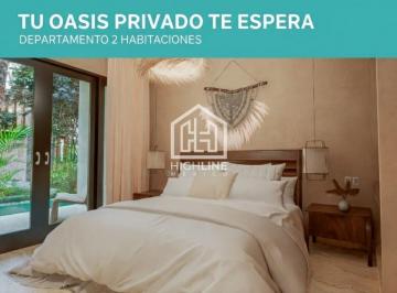 Departamento · 91m² · 2 Recámaras · Departamento de 2 Habitaciones con 15 Amenidades en Tulum