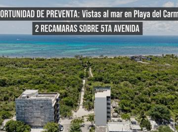 Departamento · 56m² · 2 Recámaras · Departamento de 2 Recamaras, Vista Frontal Al Mar, Playa del Carmen